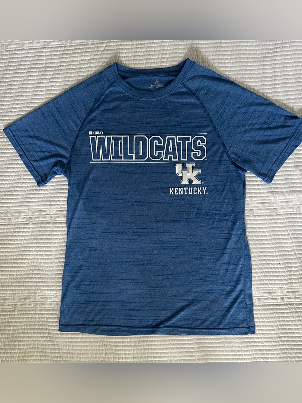 Kentucky Wildcats UK Top of the World Blue Raglan T Shirt Men’s M